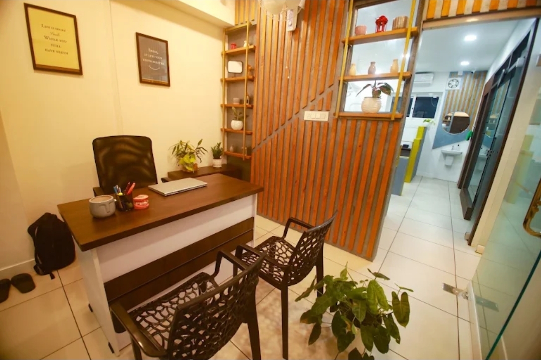 Reception desk at Thekkayil Dental & Aesthetic Clinic